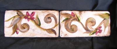 Flowered Scroll Border