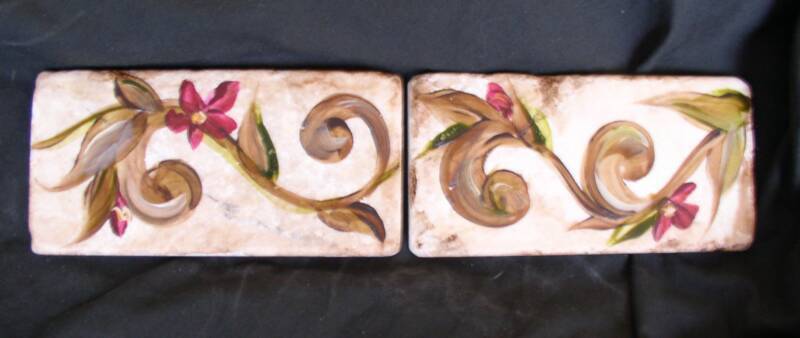 Flowered Scroll Border