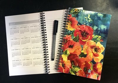Rainbow Garden Spiral Bound Notebook