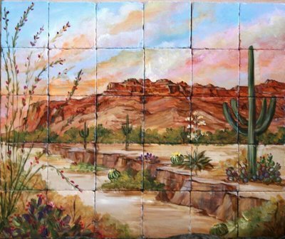 "Superstition Mountain Dawn"