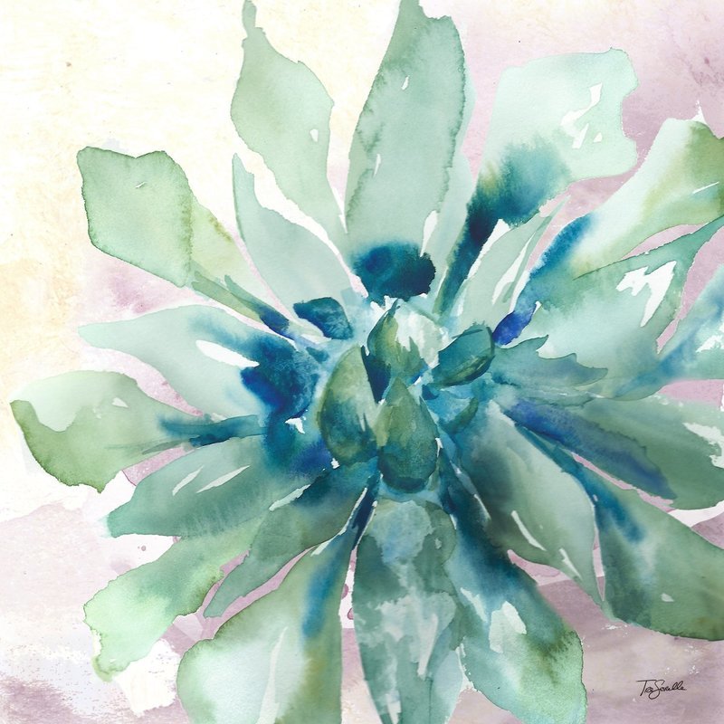 Watercolor Succulent Garden 3