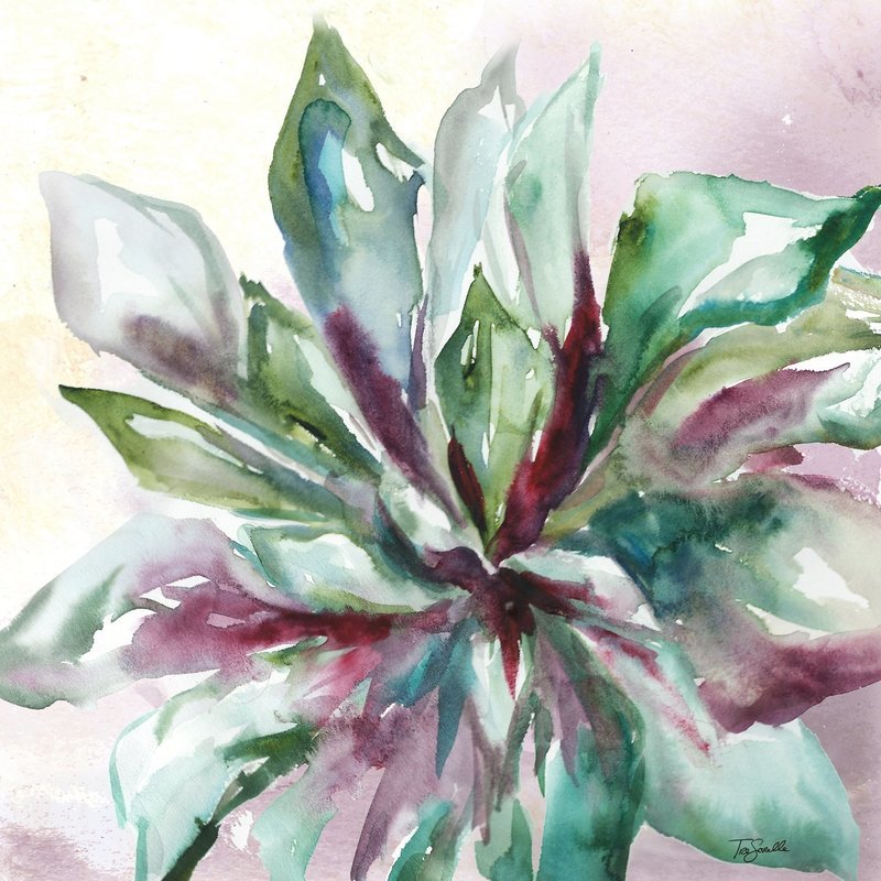 Watercolor Succulent Garden 2