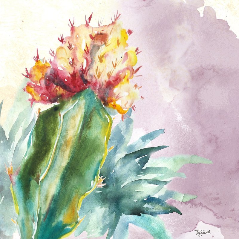 Watercolor Succulent Garden 7