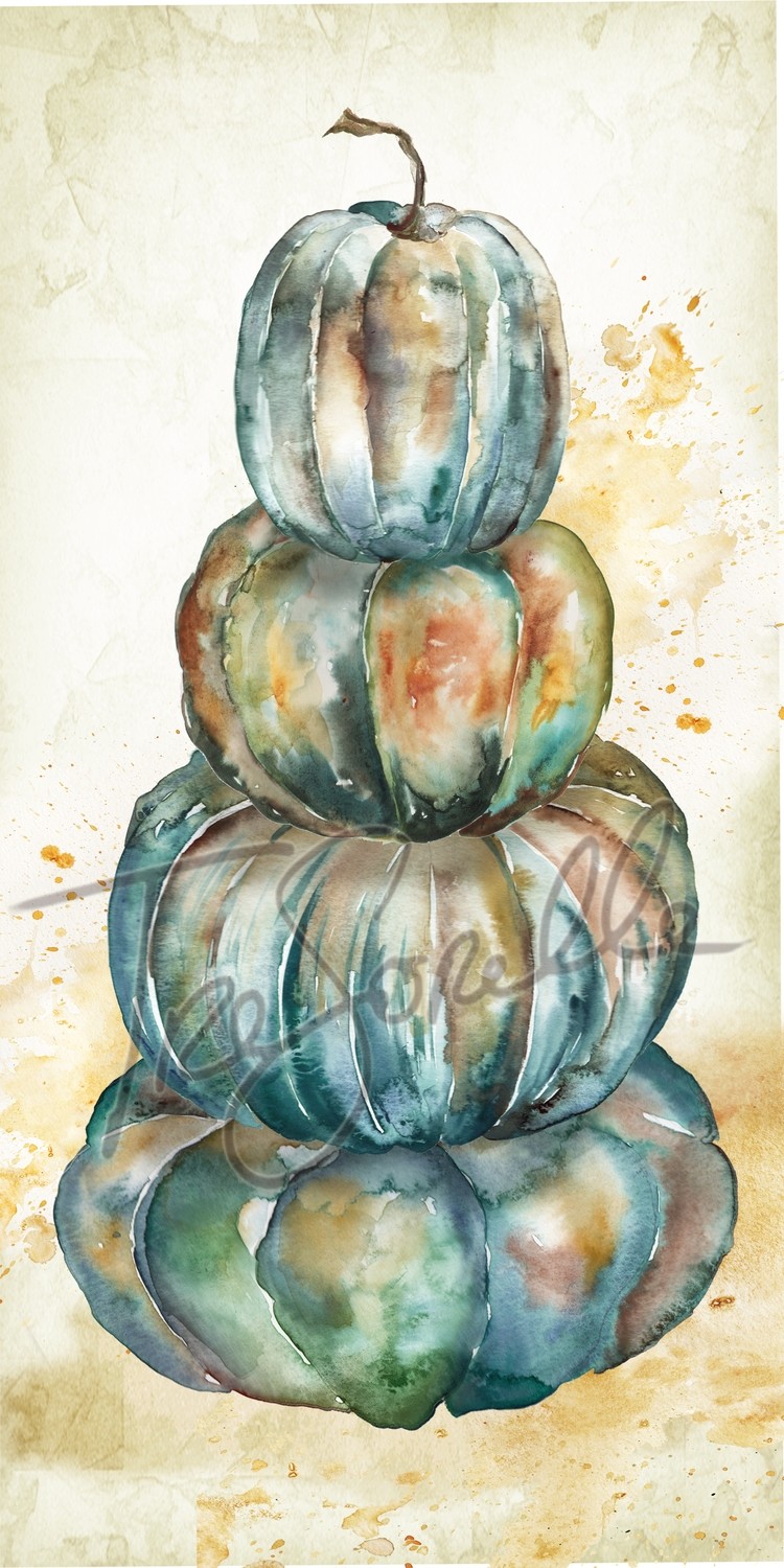 Teal Pumpkin Stack