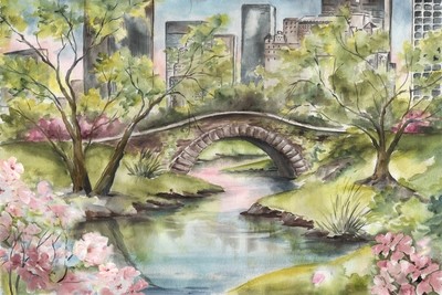 New York Central Park Watercolor