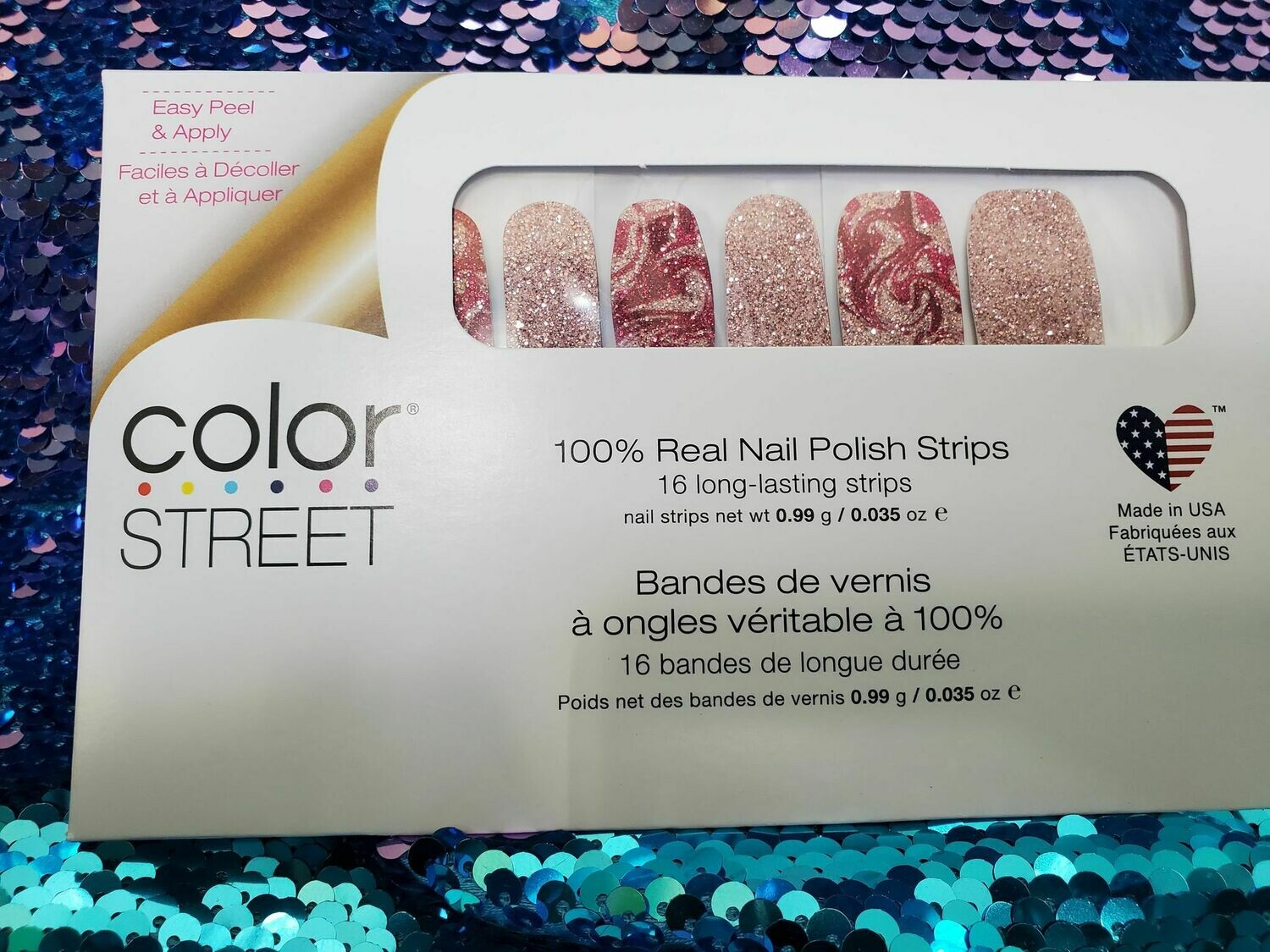 Feeling marble-ous – Color Street kit Fingernail polish sticker kit