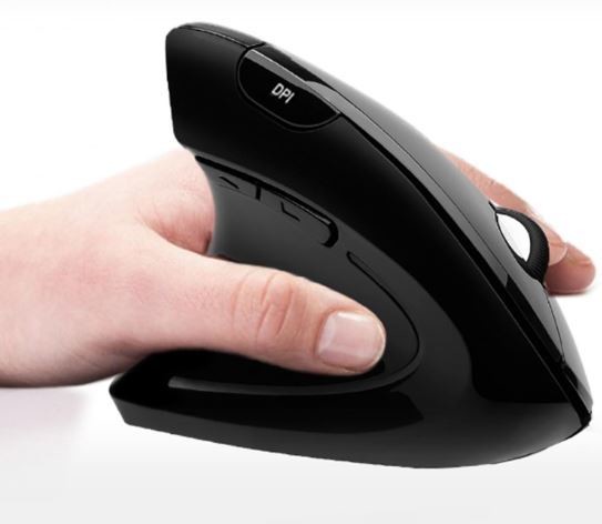 Adesso iMouse E90 - Ergonomic Mouse - 2.4 GHz (Left Handed User Only)  B1B108