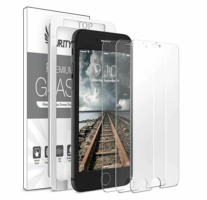Purity Glass Screen Protector for iPhone 8+ (3-Pack) [w/Installation Frame]   B1M211