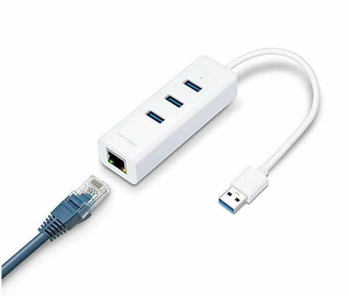 TP-LINK  USB 3.0 3-Port Hub &amp; Gigabit Ethernet  (UE330)   B1O216