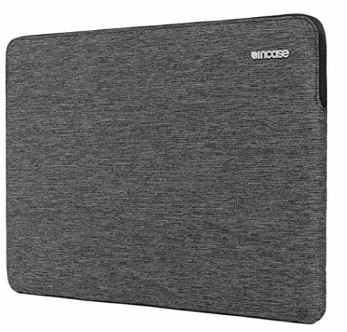 Incase CL60684 Slim Sleeve Durable 300D Heathered Weave Ecoya Eco-Dyed Poly Case for MacBook Pro Retina 13in - Heather Black  B1D503