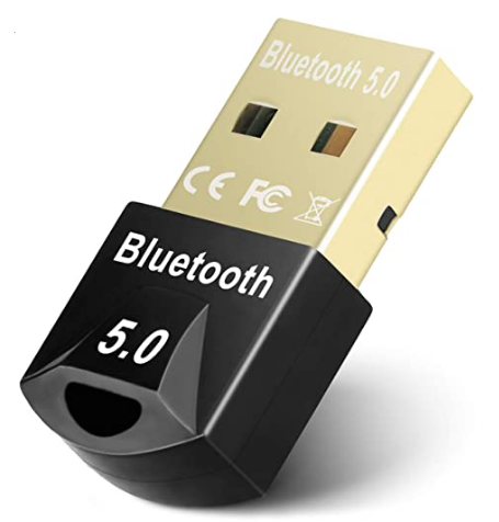 Maxuni USB Mini Bluetooth 5.0 Dongle for Computer Desktop Wireless Transfer for Laptop/Desktop Bluetooth Headphones, Headset, Speakers, Keyboard, Mouse, Printer, Windows 10/8.1/8/7      B1O206