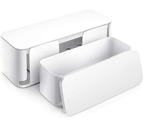 Power Strip Cable Management Box for Cable Organizing- Set of 2 B1P404