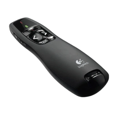 Logitech R400 Wireless Presenter Remote W/Red Laser         B1O313