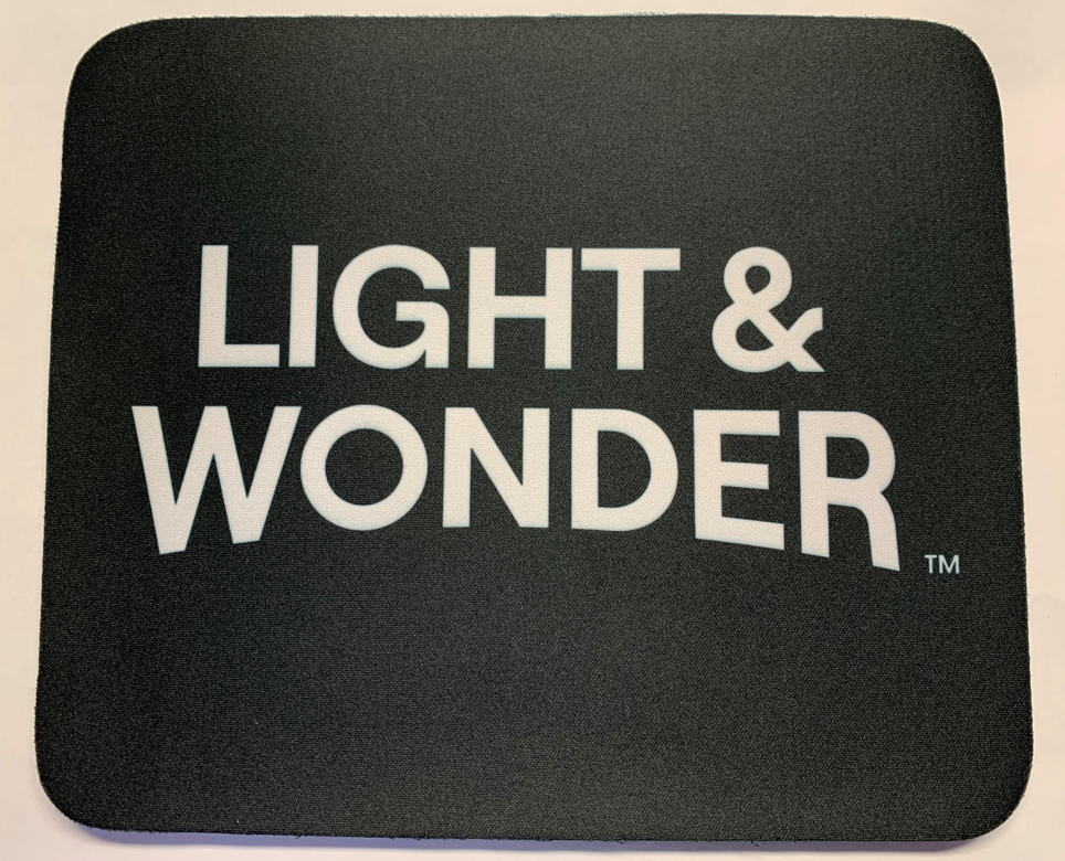 Light and Wonder Logo Mouse Pad                                                B1G204