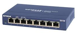 *USED* NETGEAR 8-PORT GIGABIT SWITCH                                         B1A105