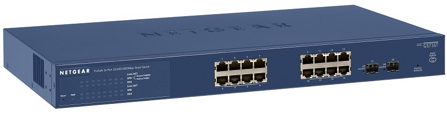 NETGEAR PRO SAFE 16-PORT GIGABIT SWITCH                                    B1A107