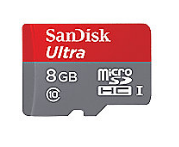 SANDISK 8GB MICRO SD CARD                                              B1E108
