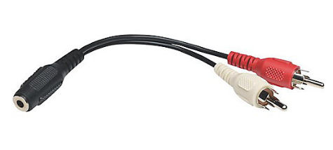 Tripp-Lite 3.5mm Female to RCA Male                            B1O202