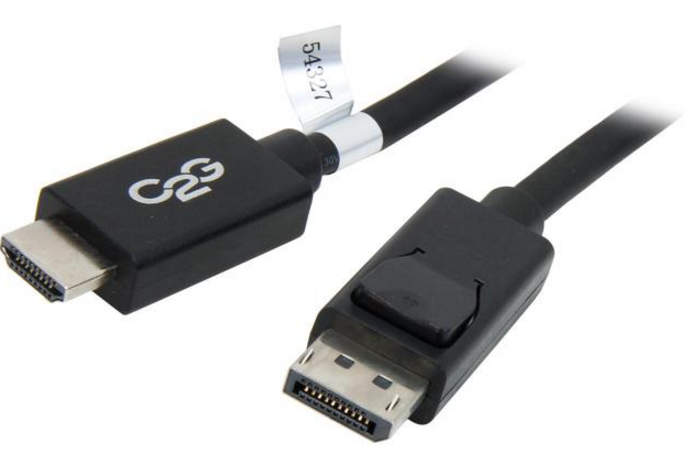 6FT C2G DisplayPort to HDMI Cable                                        B1A511