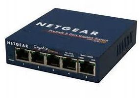 *USED* NETGEAR 5-PORT GIGABIT SWITCH                                   B1A104