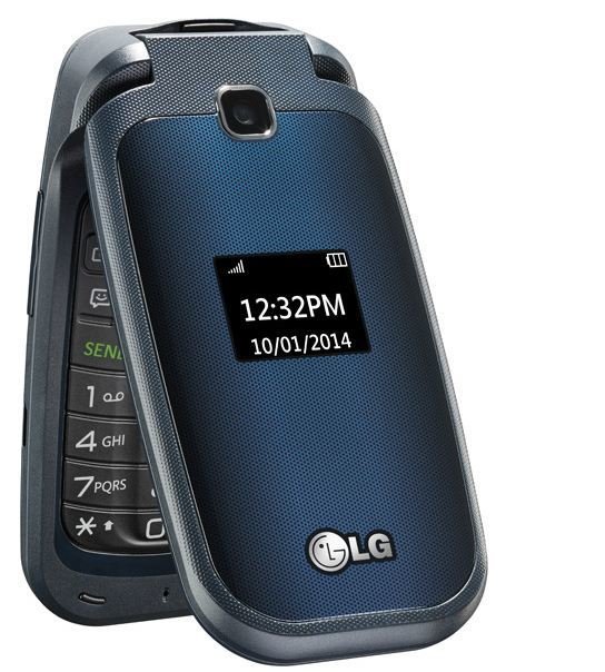 LG T-Mobile 450 Blue Flip Phone                                                      B1K101