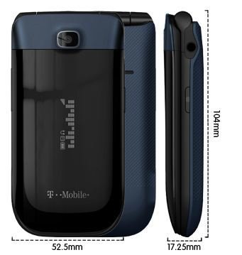 T-Mobile 768 3G Flip Phone                                                            B1K100