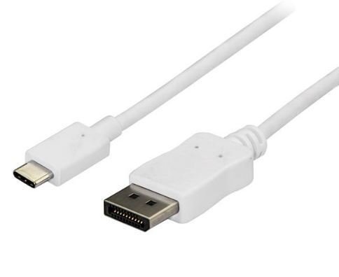 StarTech USB-C to DisplayPort Adapter- 3FT. White for Mac/PC         B1E316