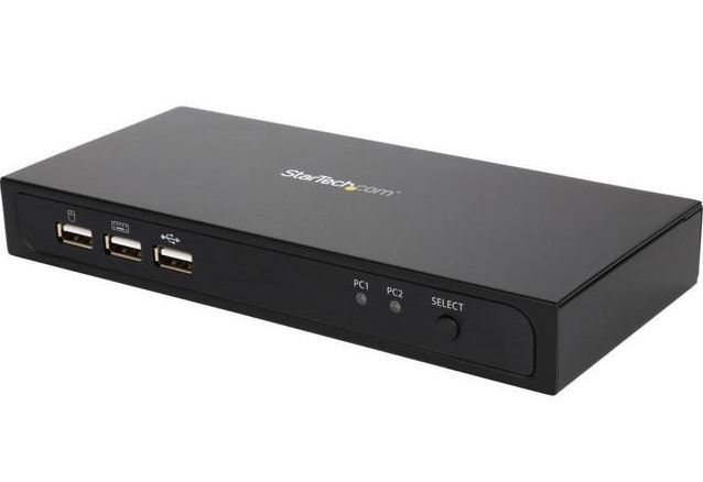 StarTech 2-Port DisplayPort KVM With Built-in USB 2.0 Hub 4K  Video    B1E610