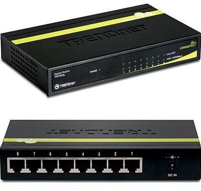 *USED* TRENDnet TEG-S80g 8-Port Gigabit GREENnet Switch       B1A103