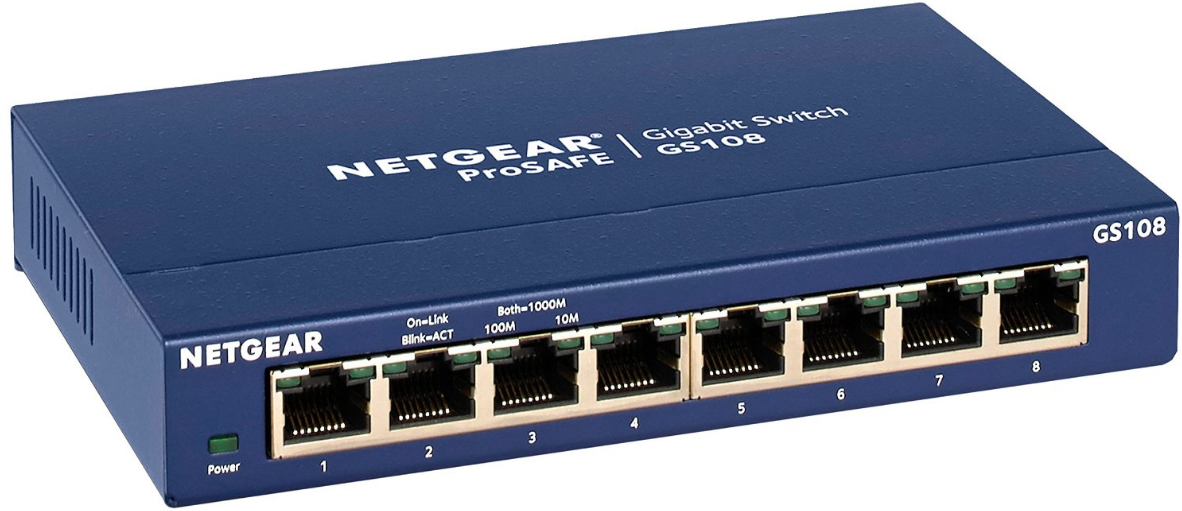 NETGEAR PRO SAFE 8-PORTGB DSK SWITCH                                   B1A109