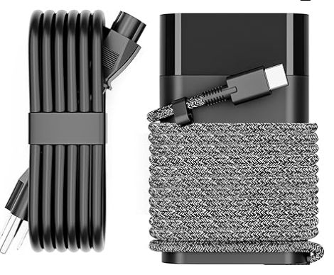 USB-C 65W Power Supply for HP X360 1030G2/G3/G4 - Firefly G8- Hp G5/15uG6         B1B508