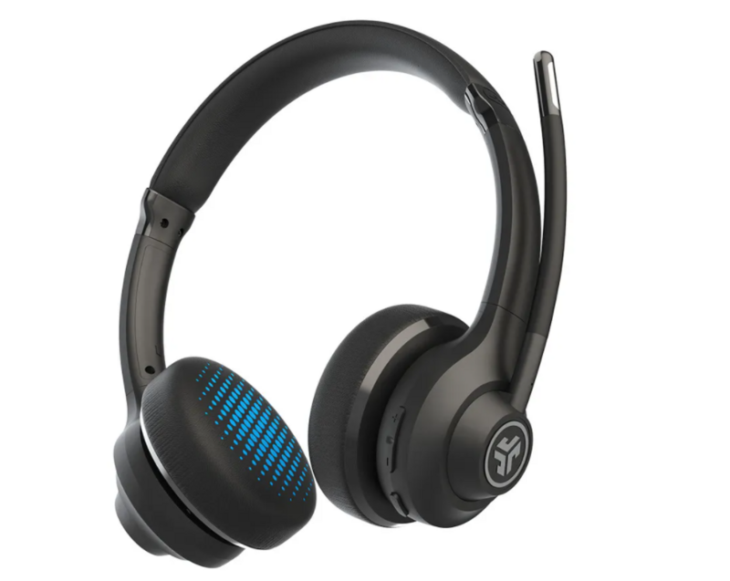 *Amazon* JLab Go Work Wireless On-Ear Headphones with Boom Mic | Bluetooth or Wired Office Headset                            B1E406