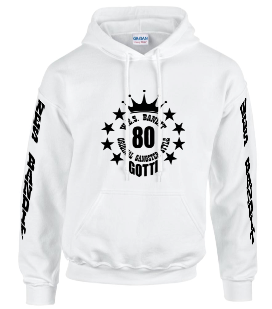 W.E.S. BANDIT férfi pulóver fehér