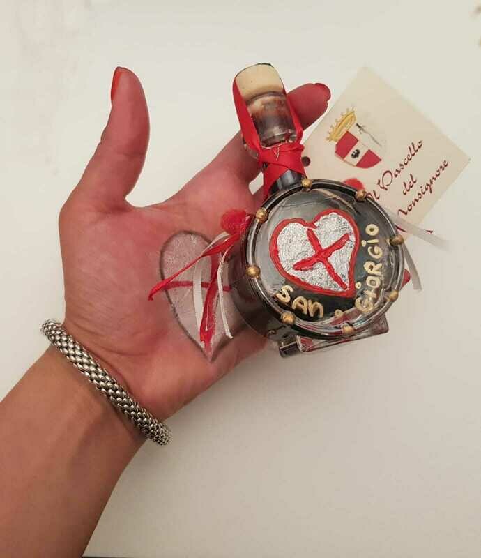 Tamburello Balsamico il Principe Nero invecchiato 7 anni 50 ml dedicato a San Giorgio SERIE LIGURIA