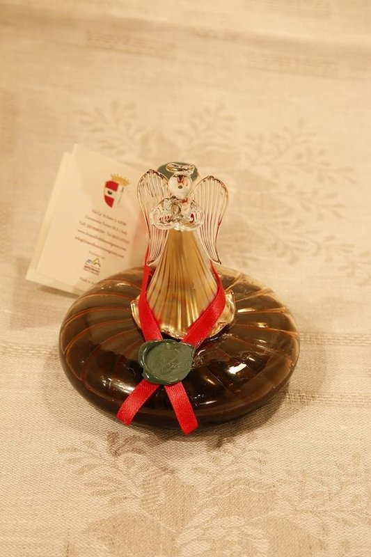 Angel, Bottiglia in vetro soffiato con Balsamico invecchiato 7 anni 100 ml