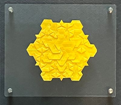 Golden Spiral Hex Tessellation