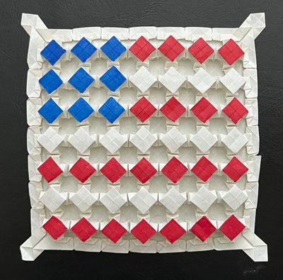 American Flag Corrugation Tessellation