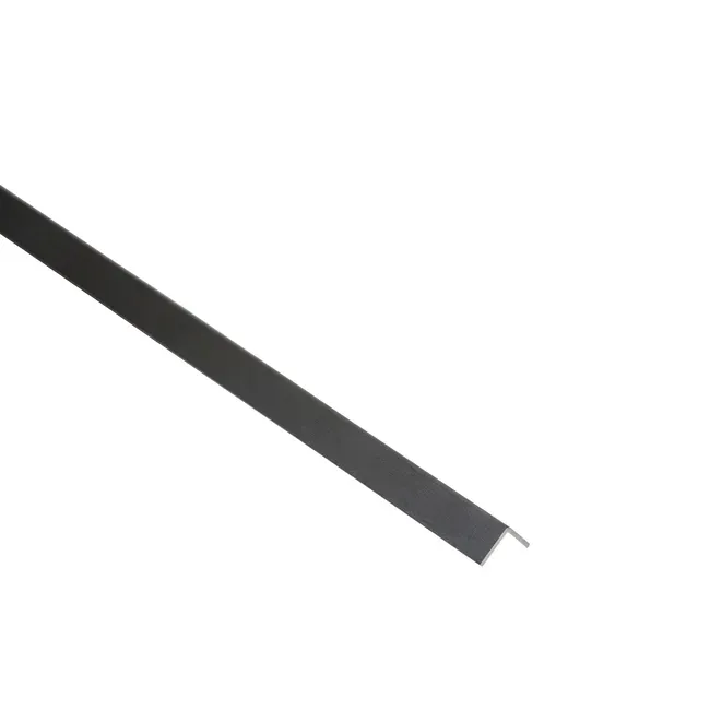 ​Perfil Negro Aluminio 10x10x2500mm
