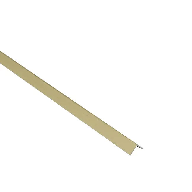 ​Perfil Oro mate Aluminio 10x10x2500mm