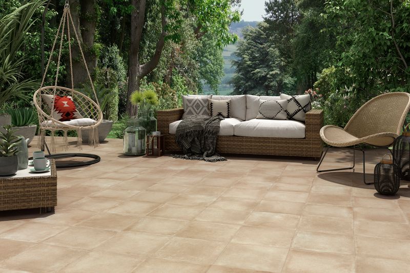 OCCEL Cream Caramel | Textura: MATE |  Azulejo Porcelánico Cemento