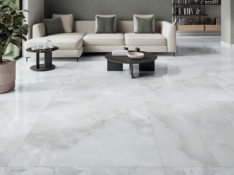 YRUBIB White | Textura: Pulido | Azulejo Porcelánico Mármol