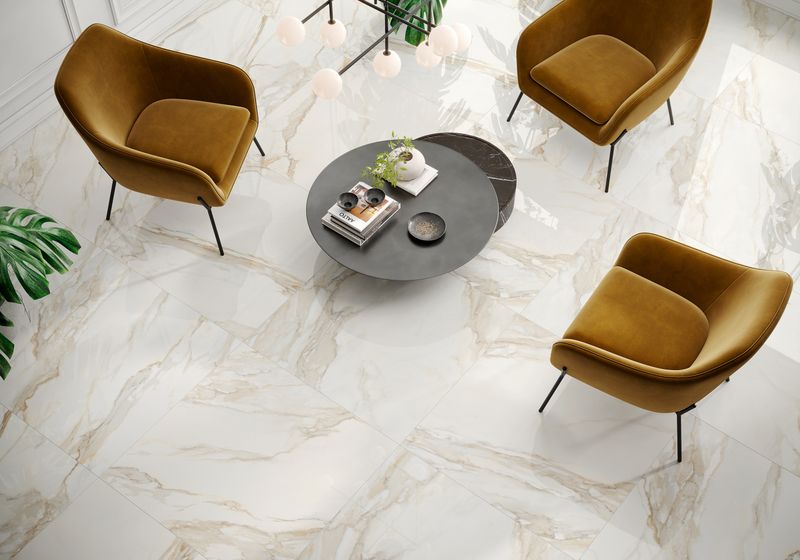 Golden mountain | Textura: Pulido | Azulejo Porcelánico Mármol