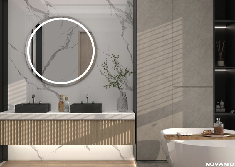 CALACATTA WHITE | Textura: Super brillant + | Placa decorativa