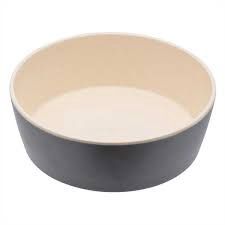 Bamboo dog Bowl - Coastal grey (small)