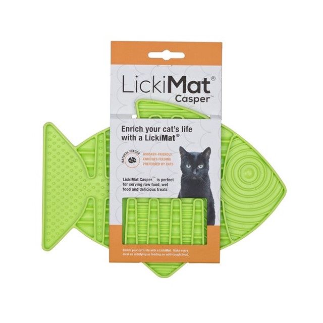 Lickimat Casper Cat Green