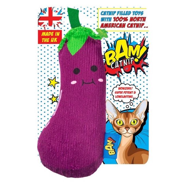Bam! Catnip Aubergine