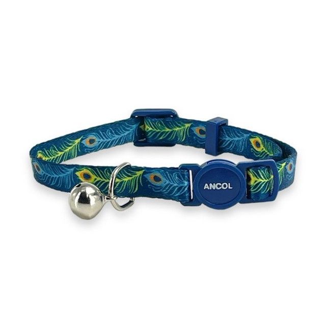 Ancol Peacock Pattern Cat Collar