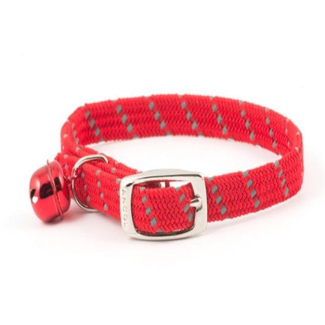 Safety Elastic Cat Collar Softweave Red