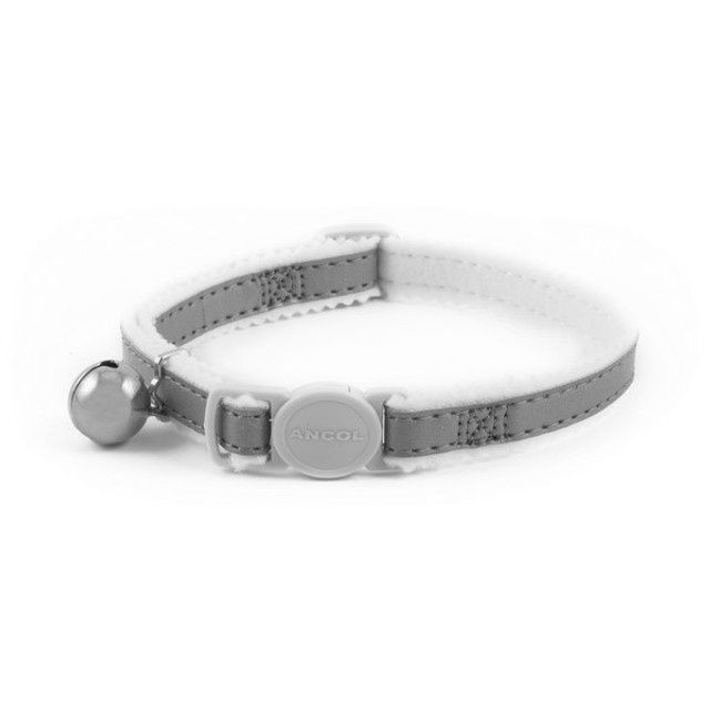 Safety Elastic Cat Collar Reflective Silver