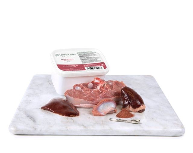 Purrform Turkey &amp; Ground Bone with Turkey Heart &amp; Liver 450g Kitten